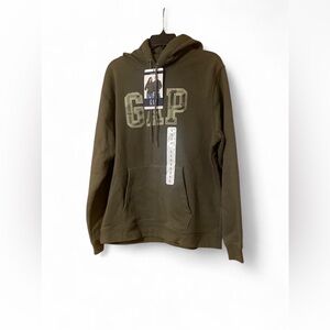 Unisex GAP Men's Dark Green Logo Hoodie